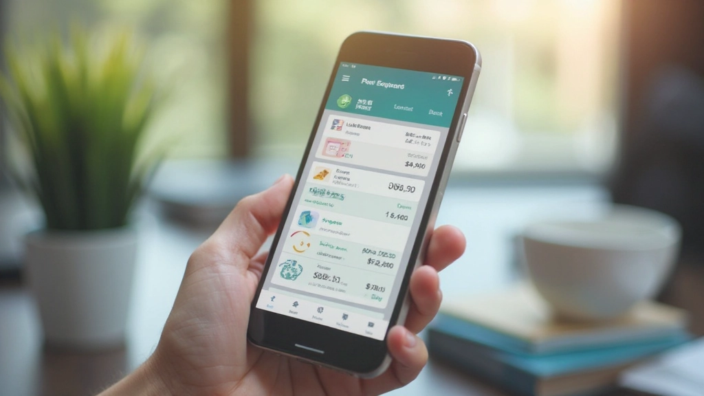 Цифровые инструменты бюджетирования на экране мобильного приложения